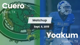 Matchup: Cuero  vs. Yoakum  2019