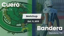 Matchup: Cuero  vs. Bandera  2019