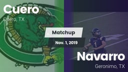 Matchup: Cuero  vs. Navarro  2019