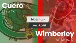 Matchup: Cuero  vs. Wimberley  2019