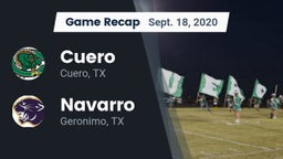 Recap: Cuero  vs. Navarro  2020