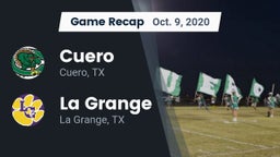 Recap: Cuero  vs. La Grange  2020