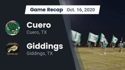 Recap: Cuero  vs. Giddings  2020