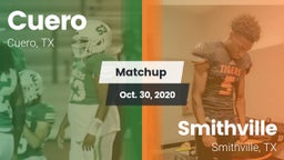 Matchup: Cuero  vs. Smithville  2020