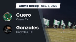 Recap: Cuero  vs. Gonzales  2020