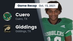 Recap: Cuero  vs. Giddings  2021