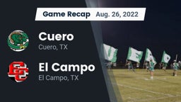Recap: Cuero  vs. El Campo  2022