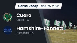 Recap: Cuero  vs. Hamshire-Fannett  2022
