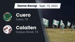 Recap: Cuero  vs. Calallen  2023