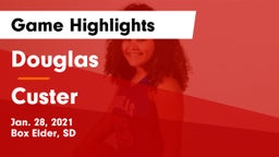 Douglas  vs Custer  Game Highlights - Jan. 28, 2021