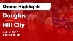 Douglas  vs Hill City  Game Highlights - Feb. 7, 2019