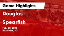 Douglas  vs Spearfish  Game Highlights - Feb. 20, 2020