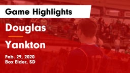 Douglas  vs Yankton  Game Highlights - Feb. 29, 2020