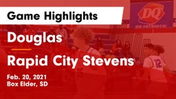 Douglas  vs Rapid City Stevens  Game Highlights - Feb. 20, 2021