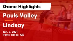 Pauls Valley  vs Lindsay  Game Highlights - Jan. 7, 2021