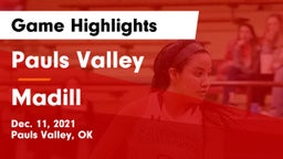 Pauls Valley  vs Madill  Game Highlights - Dec. 11, 2021