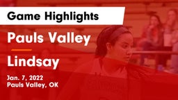 Pauls Valley  vs Lindsay  Game Highlights - Jan. 7, 2022