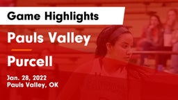 Pauls Valley  vs Purcell  Game Highlights - Jan. 28, 2022