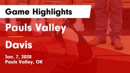 Pauls Valley  vs Davis  Game Highlights - Jan. 7, 2020