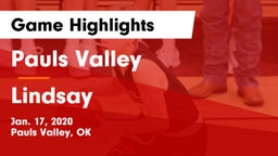 Pauls Valley  vs Lindsay  Game Highlights - Jan. 17, 2020