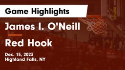 James I. O'Neill  vs Red Hook  Game Highlights - Dec. 15, 2023