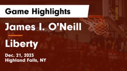 James I. O'Neill  vs Liberty Game Highlights - Dec. 21, 2023