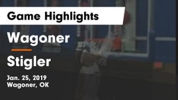 Wagoner  vs Stigler Game Highlights - Jan. 25, 2019