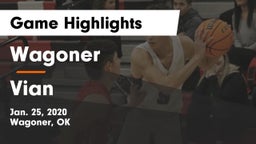 Wagoner  vs Vian  Game Highlights - Jan. 25, 2020