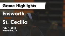 Ensworth  vs St. Cecilia Game Highlights - Feb. 1, 2018