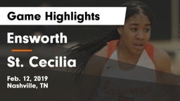 Ensworth  vs St. Cecilia Game Highlights - Feb. 12, 2019