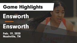 Ensworth  vs Ensworth  Game Highlights - Feb. 19, 2020