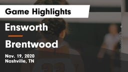 Ensworth  vs Brentwood  Game Highlights - Nov. 19, 2020