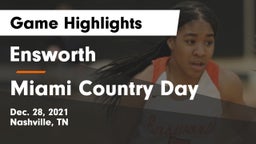Ensworth  vs Miami Country Day  Game Highlights - Dec. 28, 2021