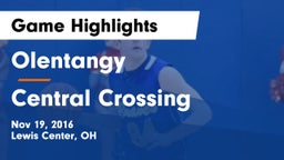 Olentangy  vs Central Crossing  Game Highlights - Nov 19, 2016