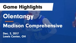 Olentangy  vs Madison Comprehensive  Game Highlights - Dec. 2, 2017