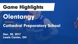 Olentangy  vs Cathedral Preparatory School Game Highlights - Dec. 30, 2017