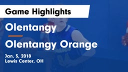 Olentangy  vs Olentangy Orange  Game Highlights - Jan. 5, 2018