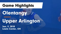 Olentangy  vs Upper Arlington  Game Highlights - Jan. 9, 2018