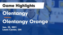 Olentangy  vs Olentangy Orange  Game Highlights - Jan. 23, 2021