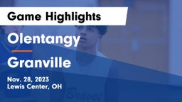 Olentangy  vs Granville  Game Highlights - Nov. 28, 2023