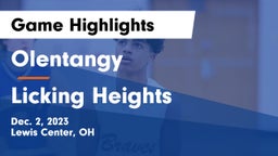 Olentangy  vs Licking Heights  Game Highlights - Dec. 2, 2023