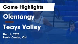 Olentangy  vs Teays Valley  Game Highlights - Dec. 6, 2023