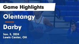 Olentangy  vs Darby  Game Highlights - Jan. 5, 2024