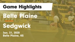 Belle Plaine  vs Sedgwick  Game Highlights - Jan. 31, 2020