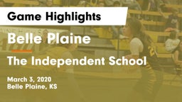 Belle Plaine  vs The Independent School Game Highlights - March 3, 2020