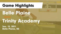 Belle Plaine  vs Trinity Academy  Game Highlights - Jan. 15, 2021