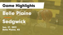 Belle Plaine  vs Sedgwick  Game Highlights - Jan. 27, 2022