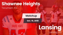 Matchup: Shawnee Heights High vs. Lansing  2018