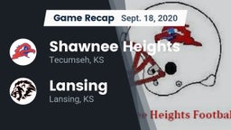 Recap: Shawnee Heights  vs. Lansing  2020