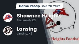 Recap: Shawnee Heights  vs. Lansing  2022